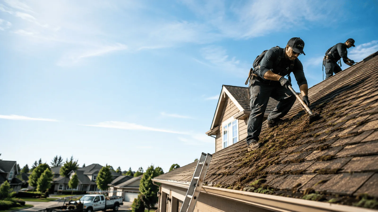 Roof Moss Removal in Leslie, MO near me